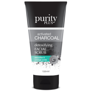 Purity Plus Charcoal pleťový peeling s aktivním uhlím 150ml