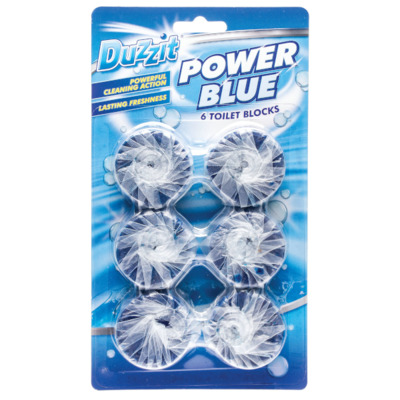Duzzit Power Blue tablety do WC rezervoárů 6ks