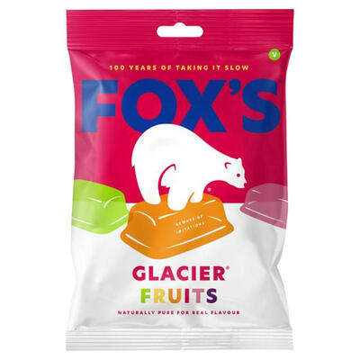 FOXS Glacier Fruits tradiční anglické ovocné bonbóny 200g