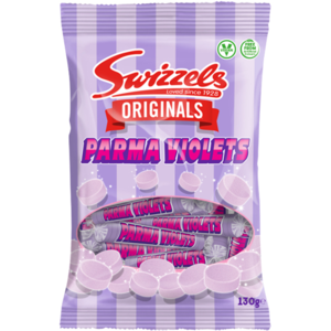 Swizzels Violet Parma anglické fialkové bonbony 130g