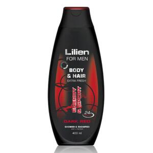 Lilien for men Dark Red 2v1 gel a šampon 400ml