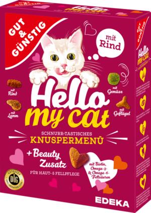 GG Hello my Cat Křupavé hovězí menu 1000g
