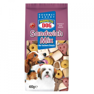 Perfecto Dog Sandwich Mix sušenky pro psy 400g