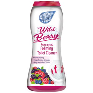 Foam Fresh Wild Berry Pěnivý čistící prášek do toalety 370g