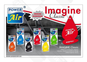 Power Air Black Osvěžovač do auta 1 ks