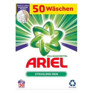Ariel německý prací prášek na bílé a světlé prádlo 50PD 3,25kg