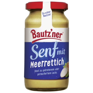 Bautzner německá hořčice s křenem 200ml