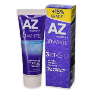 AZ 3D White & Cool bělící zubní pasta z Itálie 75ml