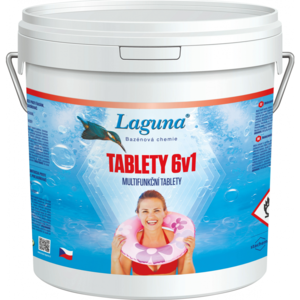 LAGUNA 6v1 moderní víceúčelové tablety pro celoroční úpravu vody 3,2kg