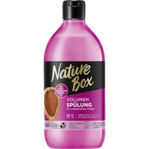 Nature Box kondicionér na vlasy pro objem s mandlovým olejem lisovaným za studena 385ml