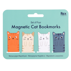 Rex London magnetické záložky do knížek Cat 4ks