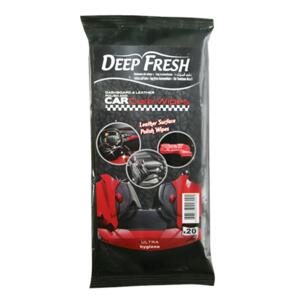 Deep fresh Car Čistící ubrousky na auto 20 ks