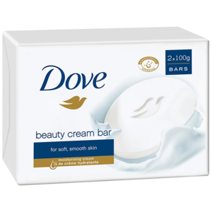 Dove tuhé mýdlo Beauty Cream Bar Original 2x100g