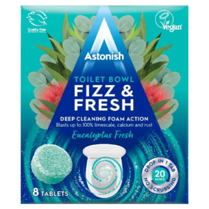 Astonish Fizz & Fresh aktivní tablety do WC Eukalyptus - 8ks