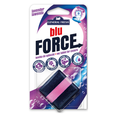Blue Force kostka do nádržky WC vůně levandule 50g