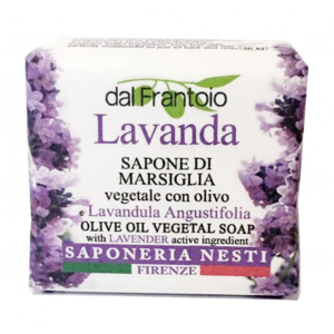 Saponeria Firenze tuhé olivové mýdlo s levandulí 100g