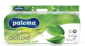 Paloma Deluxe Green Tea toaletní papír 3vr 10 rolí 