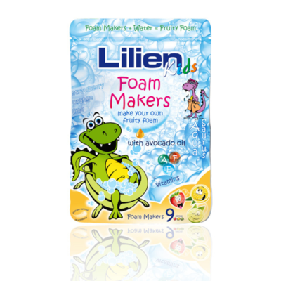 Lilien Kids zábavné pěnové kapsle do koupele 9x30g