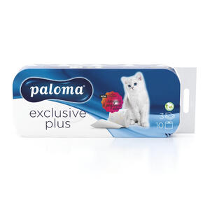 Paloma exclusive vzorovaný toaletní papír 3vr 10 rolí
