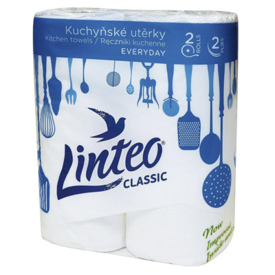 Linteo Classic kuchyňské utěrky 2vr 2 role