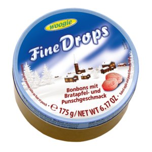 Fine Drops Pečené jablko a Punč Bonbony 175g