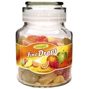 Fine Drops bonbony ve skleněné dóze 300g