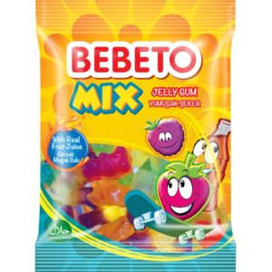 Bebeto želé bonbony Mix 80g
