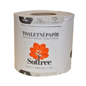 Softree Toaletní papír 1vrstvý návin 50m