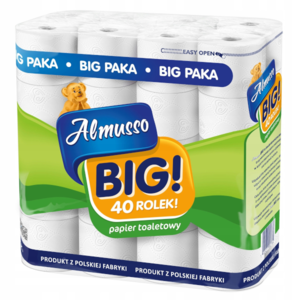 Almusso BIG! toaletní papír 3 vrstvý 40ks