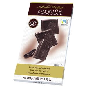 Prémiová extra hořká čokoláda 80% 100g