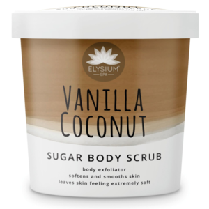 Elysium Spa Tělový cukrový peeling Vanilla & Coconut 200g