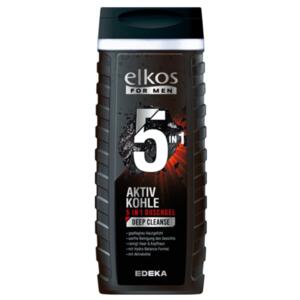 Elkos Men Power active, sprchový gel s černým uhlím 5v1 300ml