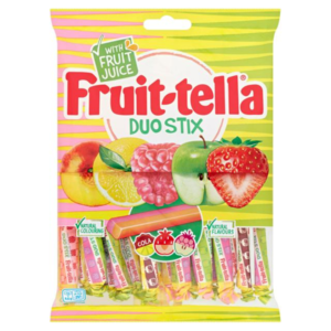 Fruittella Duo Stics ovocné žvýkací proužky 160g