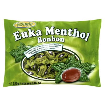 Euka Menthol bonbon 250g