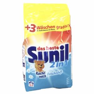 Sunil prací prášek 2v1 s vůní Kuschelweich 15+3 prací dávky