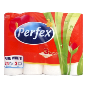 Perfex 3vrstvý toaletní papír 24ks