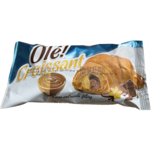 Olé! Croissant s vanilkovým a kakaovým krémem 50g