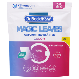Dr.Beckmann Magic Leaves Color papírky pracího prášku na barevné prádlo 25ks
