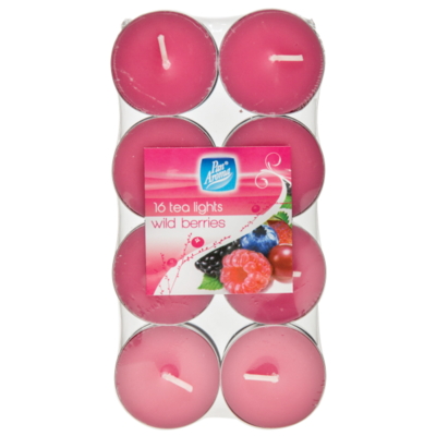 PanAroma Vonné čajové svíčky Wild Berries 16ks