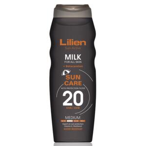 Lilien Sun Active opalovací mléko s betacarotenem SPF 20, 200ml