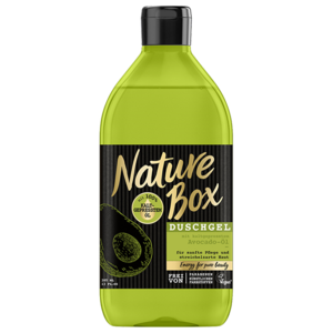 Nature Box sprchový gel s avokádovým olejem za studena lisovaným 385ml