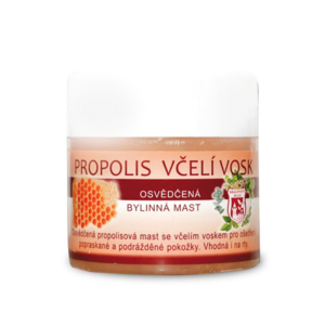 Bylinná mast Včelí vosk a propolis 150 ml