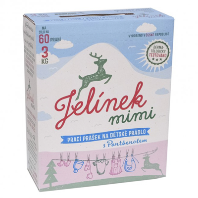 Jelínek mimi mýdlový prací prášek pro děti 3kg 60PD