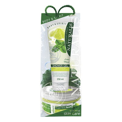 Naturalis Body Care Lime & Mint dárková sada