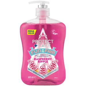 Astonish Care+ Protect mýdlo na ruce s vůní Malinové zmrzliny 600ml