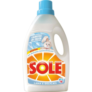 SOLE prací gel na jemné prádlo s balzámem 1l 16PD