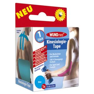 WUNDmed kinesiologická tejpovací páska modrá 5mx5cm