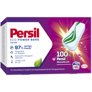 Persil Eco Power Bars Color prací tablety na barevné prádlo 45PD