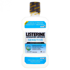 Listerine Sensitive ústní voda pro citlivé zuby 500ml