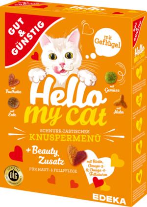 GG Hello my Cat Křupavé drůbeží menu 1000g